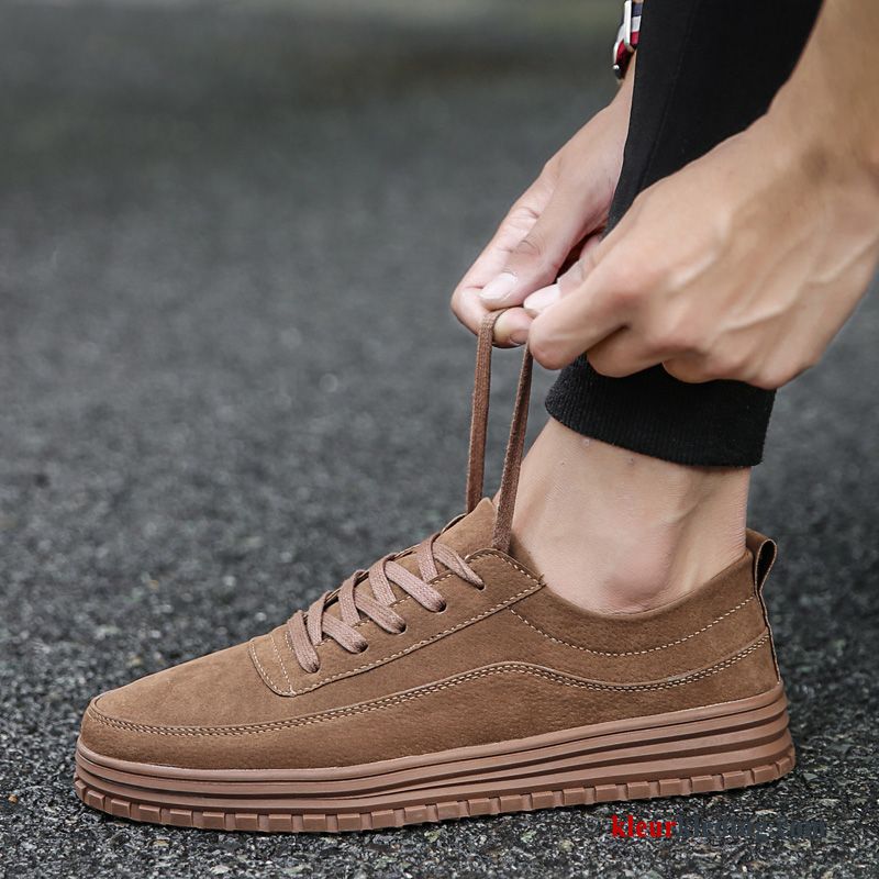 Heren Sportschoenen Mannen Casual Schoenen Herfst Trend 2018 Skateboard Schoenen Student Kaki