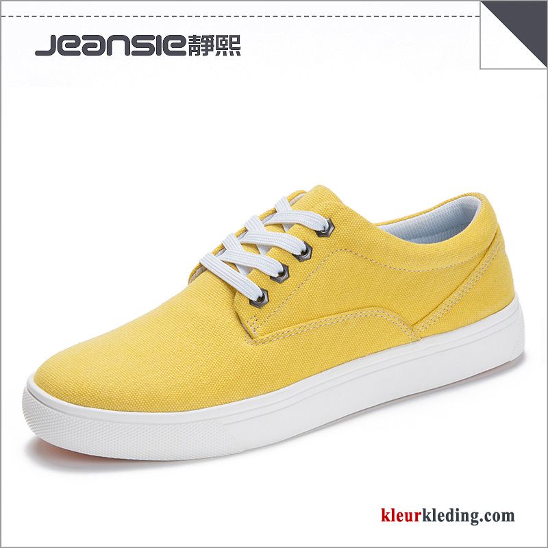 Heren Sportschoenen Mannen Zomer Canvas Trend Schoenen Kleur Casual Textiel