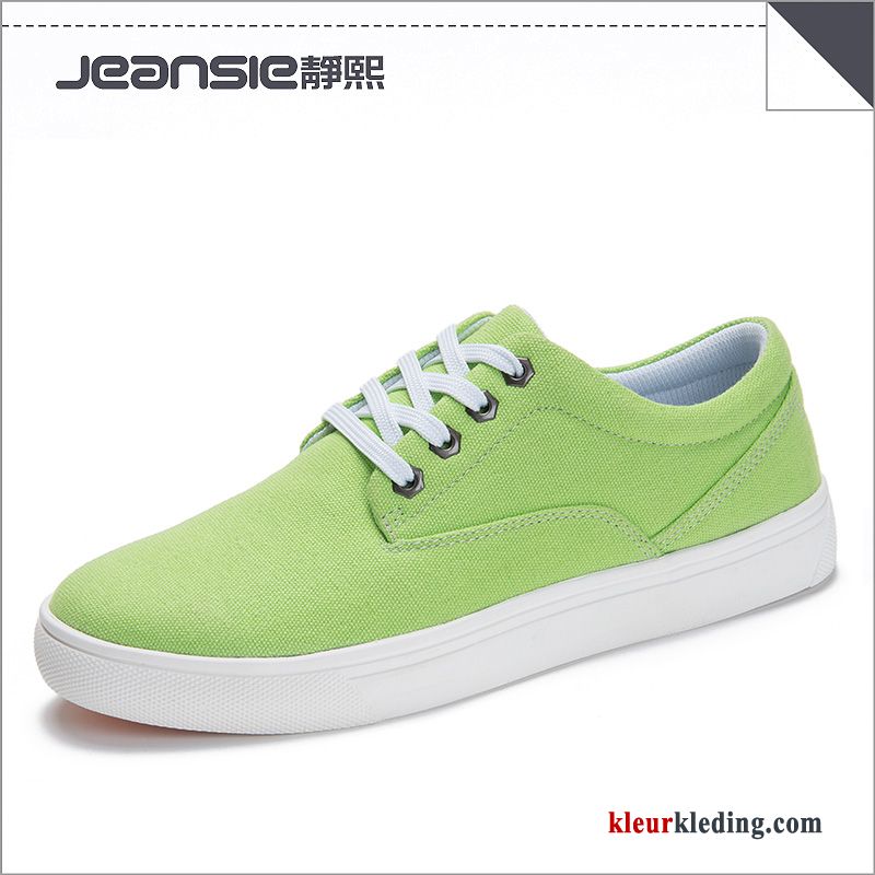 Heren Sportschoenen Mannen Zomer Canvas Trend Schoenen Kleur Casual Textiel