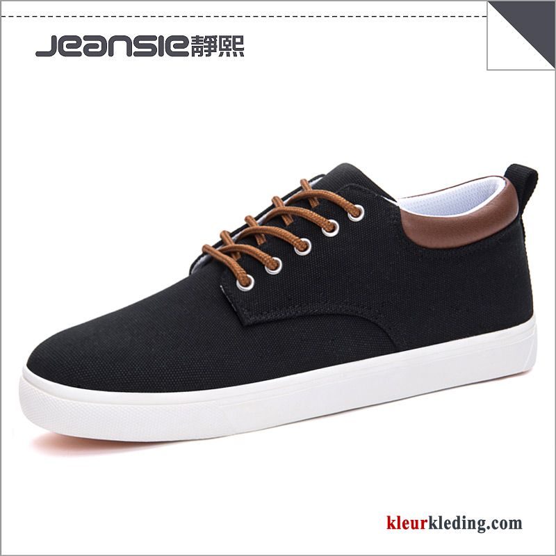 Heren Sportschoenen Skateboard Schoenen Herfst Canvas Trend Mannen Alle Wedstrijden Casual Textiel Grijs