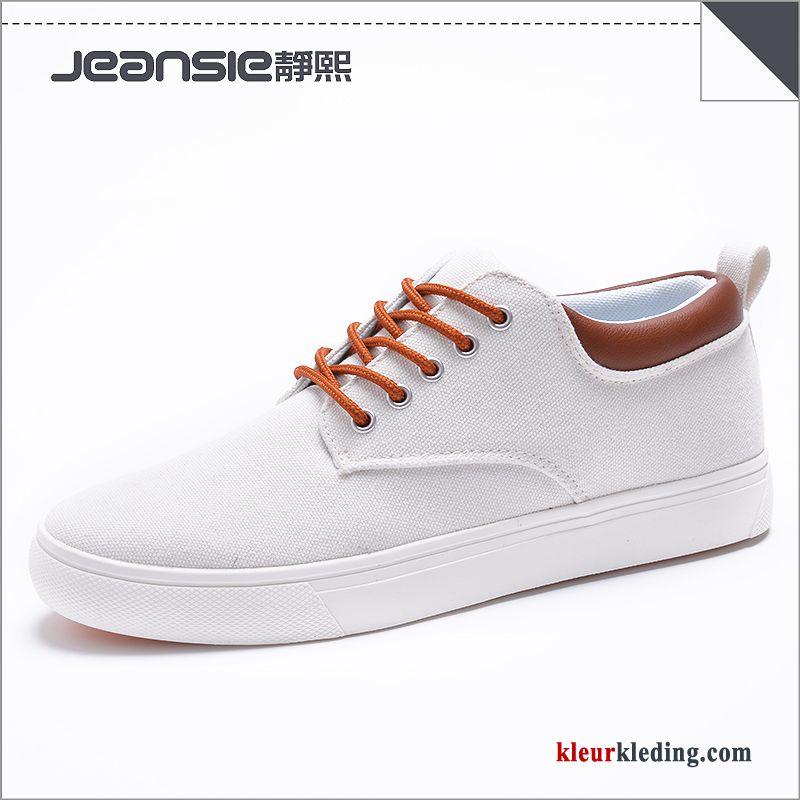 Heren Sportschoenen Skateboard Schoenen Herfst Canvas Trend Mannen Alle Wedstrijden Casual Textiel Grijs