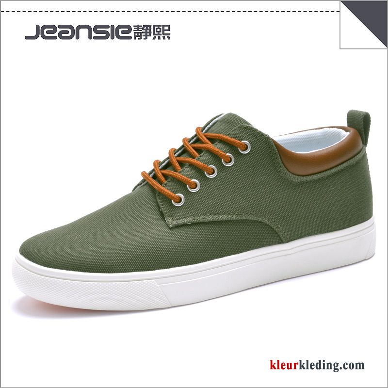 Heren Sportschoenen Skateboard Schoenen Herfst Canvas Trend Mannen Alle Wedstrijden Casual Textiel Grijs