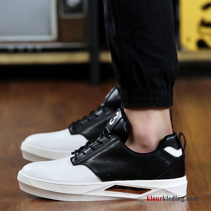 Heren Sportschoenen Skateboard Schoenen Mannen Alle Wedstrijden Student Zomer Trend Casual Sleehak Wit