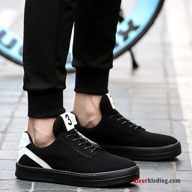 Heren Sportschoenen Skateboard Schoenen Mannen Alle Wedstrijden Student Zomer Trend Casual Sleehak Wit