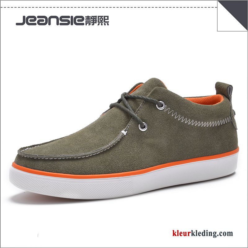 Heren Sportschoenen Trend Schoenen Alle Wedstrijden Casual Mannen Skateboard Schoenen Suede Herfst Blauw