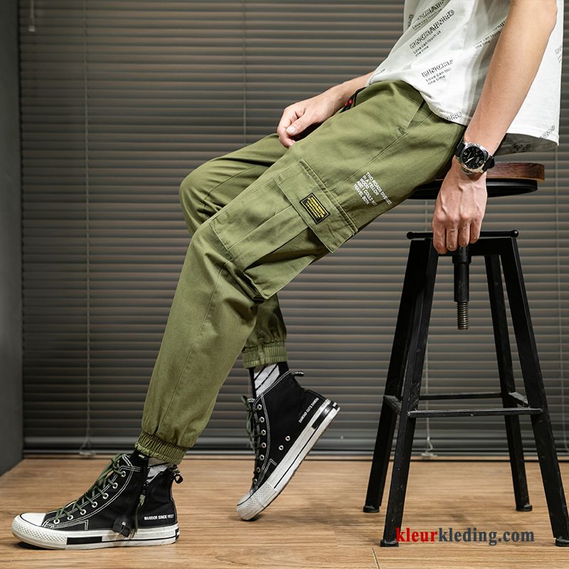 Heren Trend Voorjaar Broek Cargo Broek Losse Sport Casual Trendy Merk