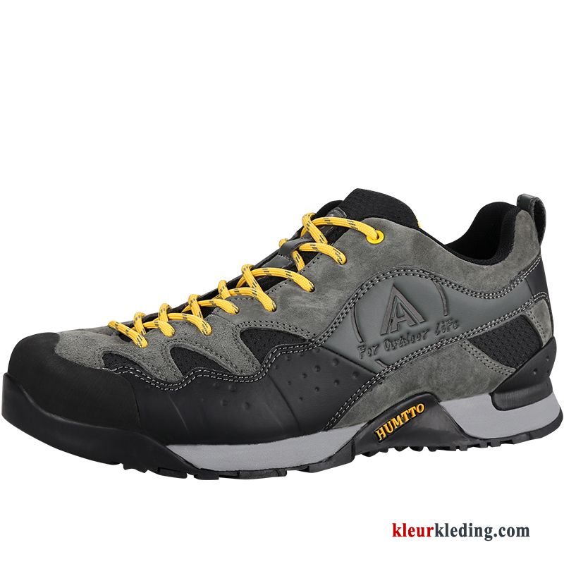 Heren Wandelschoenen Mannen Winter Outdoor Herfst Slijtvastheid Lichte Waterdicht Trekking Geel