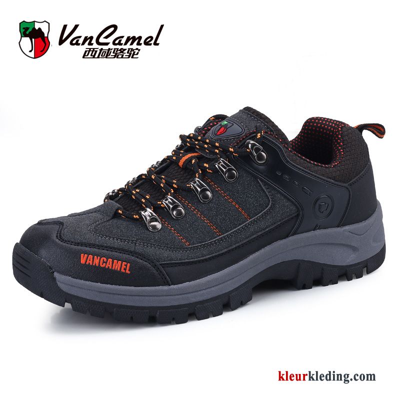 Heren Wandelschoenen Trekking Schoenen Waterdicht Laag Antislip Sportschoenen Mannen Slijtvastheid Grijs Licht Bruin