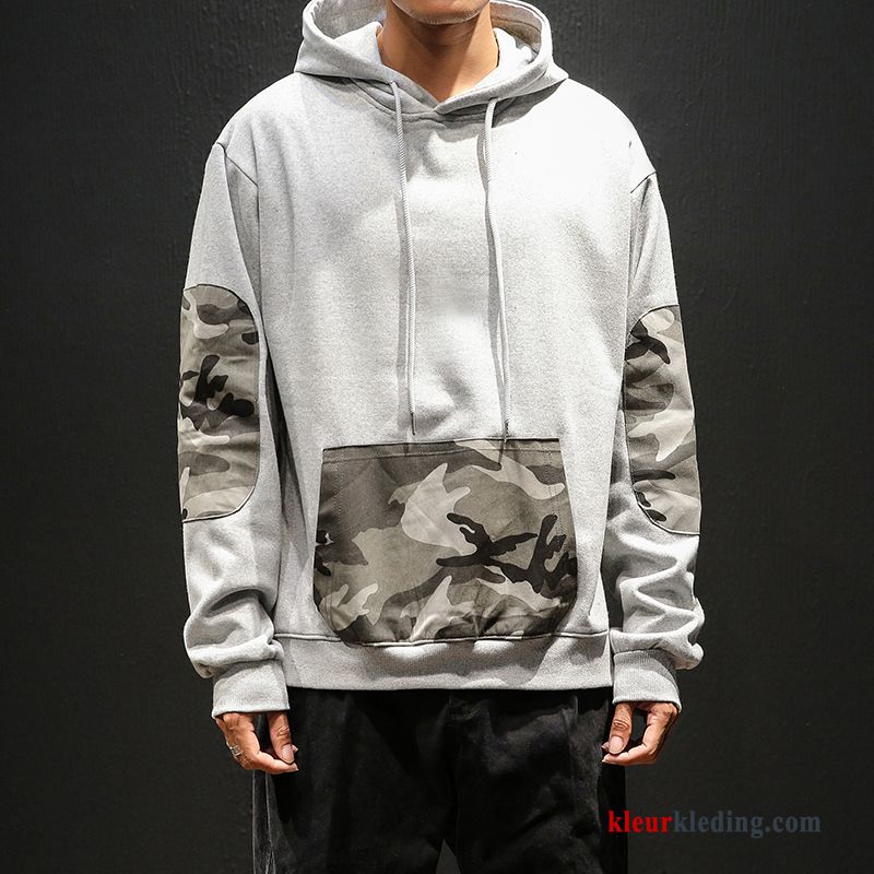 Herfst Heren Hip-hop Losse Persoonlijk Trendy Merk Hoodie Voorjaar