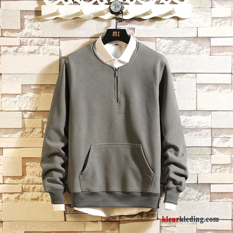 Herfst Trend Pullover Heren Hoodie Casual Student Lange Mouwen