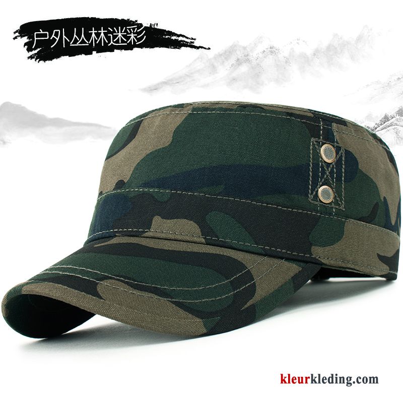 Honkbal Hoed Petten Heren Herfst Sport Zonnehoeden Trend Camouflage Zwart