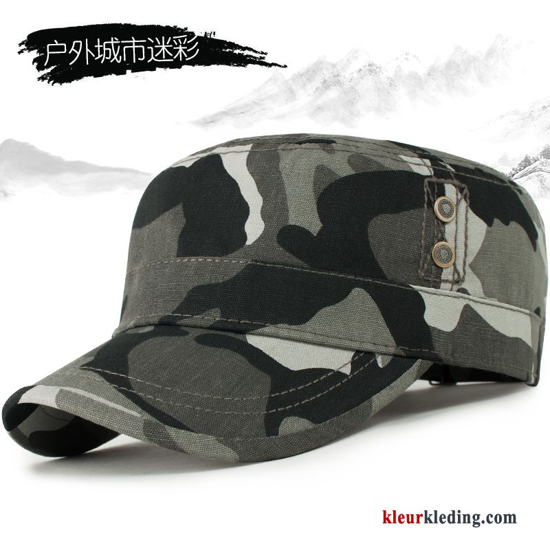 Honkbal Hoed Petten Heren Herfst Sport Zonnehoeden Trend Camouflage Zwart