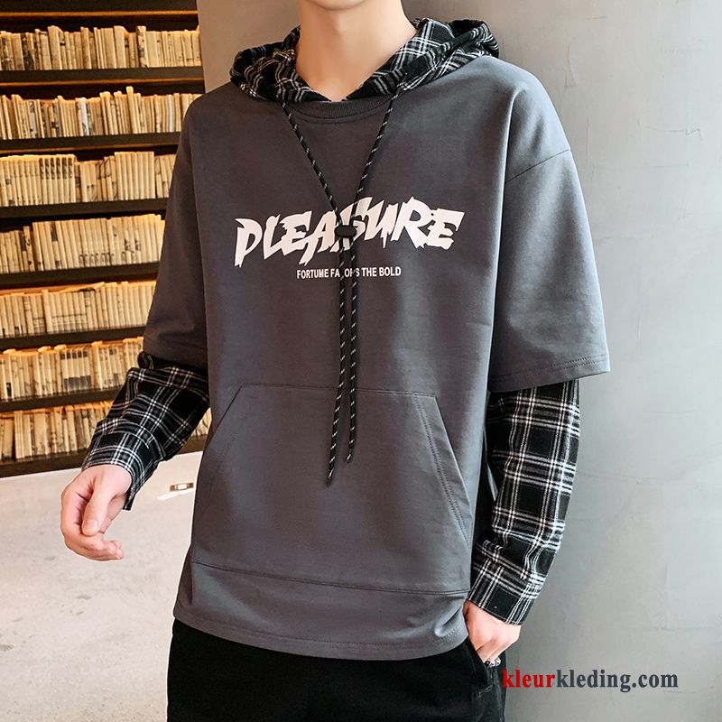 Hoodie Jeugd Geel Heren Trendy Merk Herfst Nieuw Losse