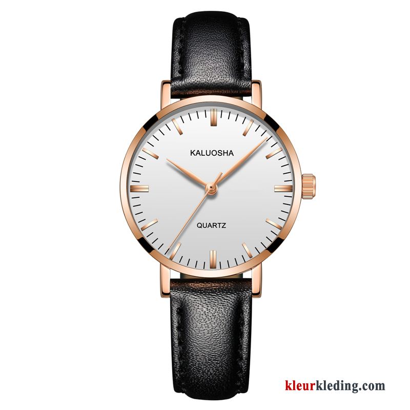 Horloge 2018 Student Waterdicht Nieuw Meisje Dames Riem Trend Wit