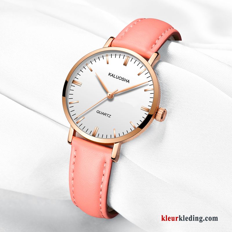 Horloge 2018 Student Waterdicht Nieuw Meisje Dames Riem Trend Wit