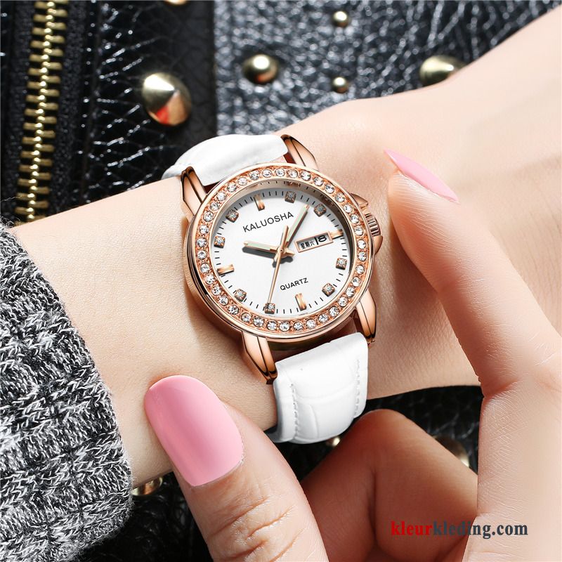 Horloge Dames 2018 Roze Mode Eenvoudig Nieuw Trend Casual