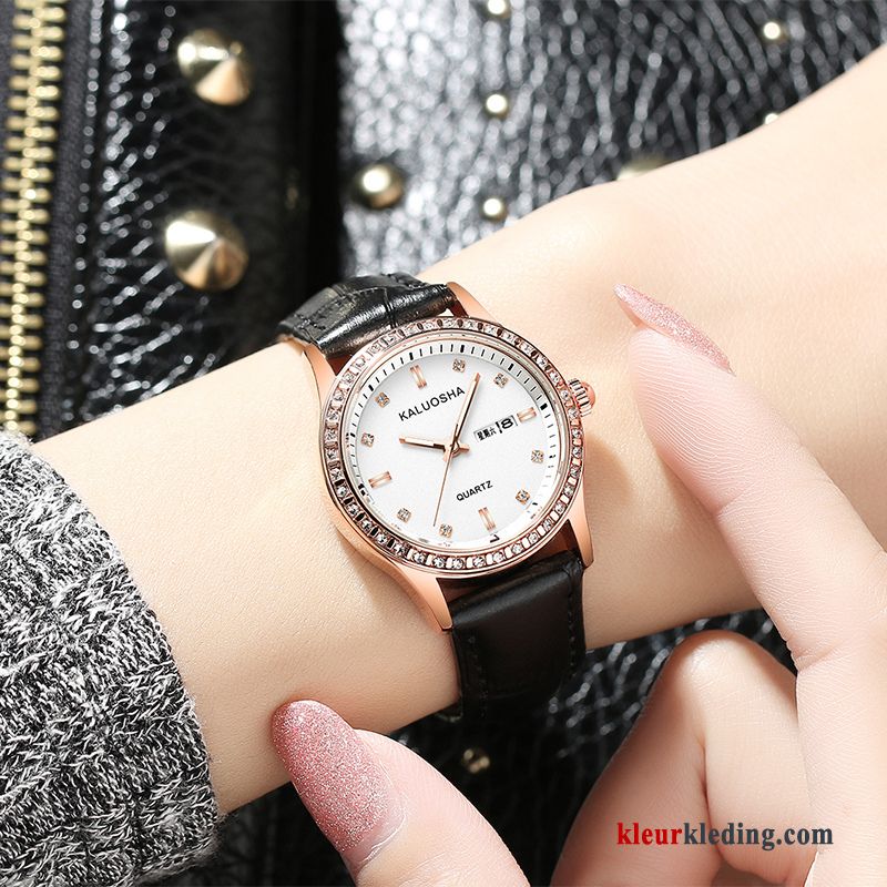 Horloge Dames 2018 Roze Mode Eenvoudig Nieuw Trend Casual