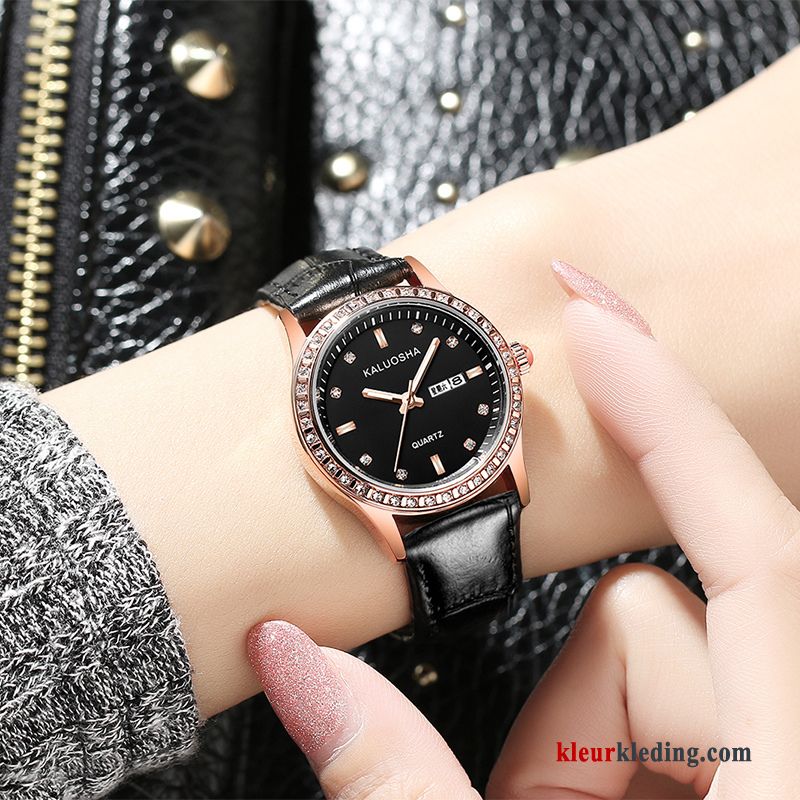 Horloge Dames 2018 Roze Mode Eenvoudig Nieuw Trend Casual