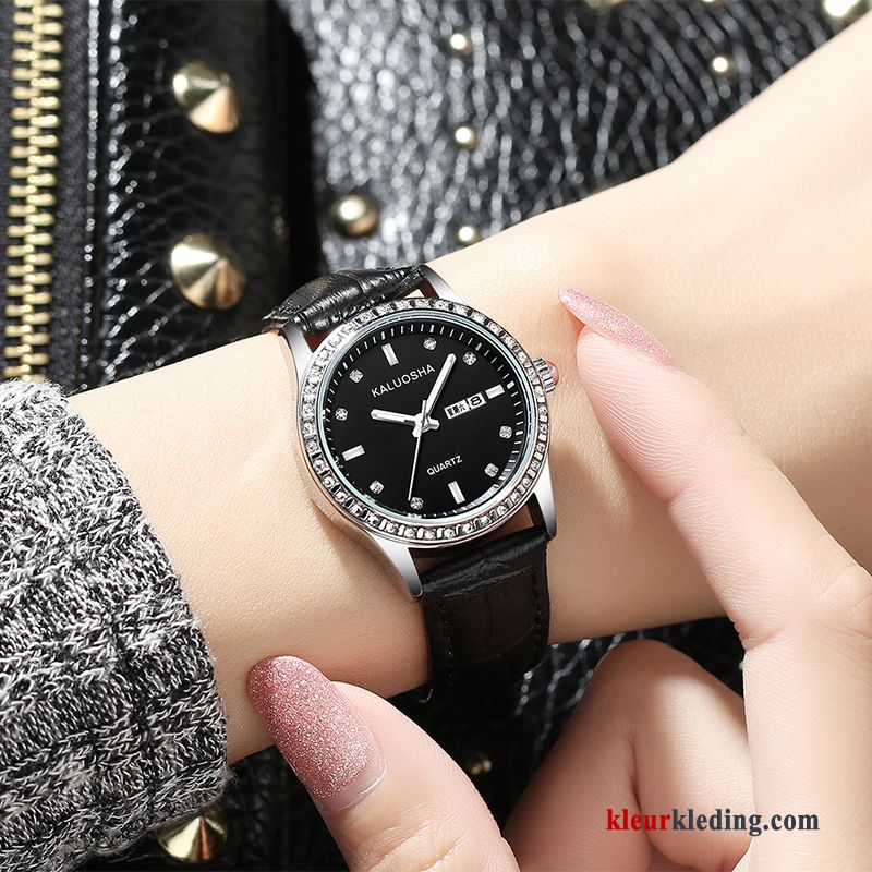 Horloge Dames 2018 Roze Mode Eenvoudig Nieuw Trend Casual