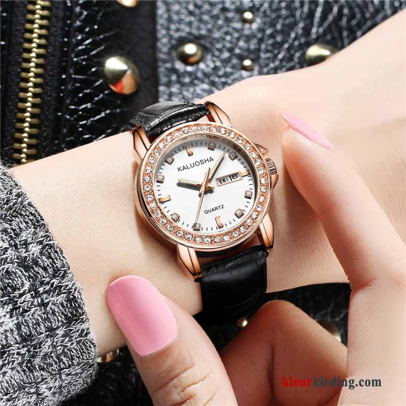 Horloge Dames 2018 Roze Mode Eenvoudig Nieuw Trend Casual