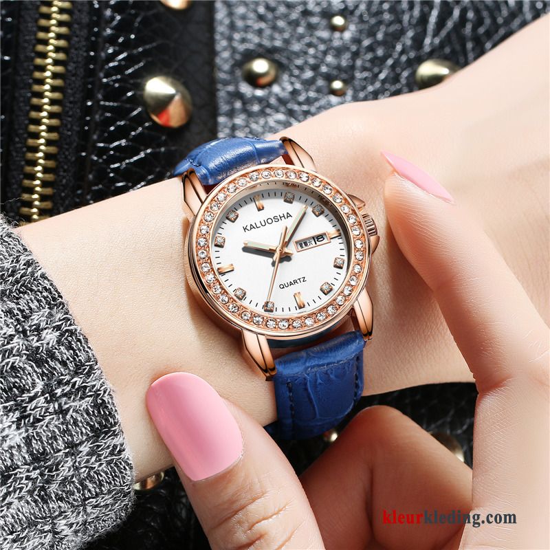 Horloge Dames 2018 Roze Mode Eenvoudig Nieuw Trend Casual