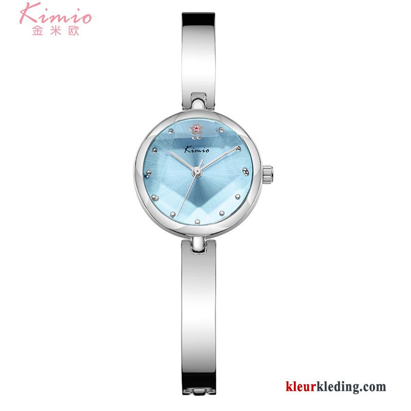 Horloge Eenvoudig Dames Elegante Diepe Student Armbanden Geschenk Trend Blauw