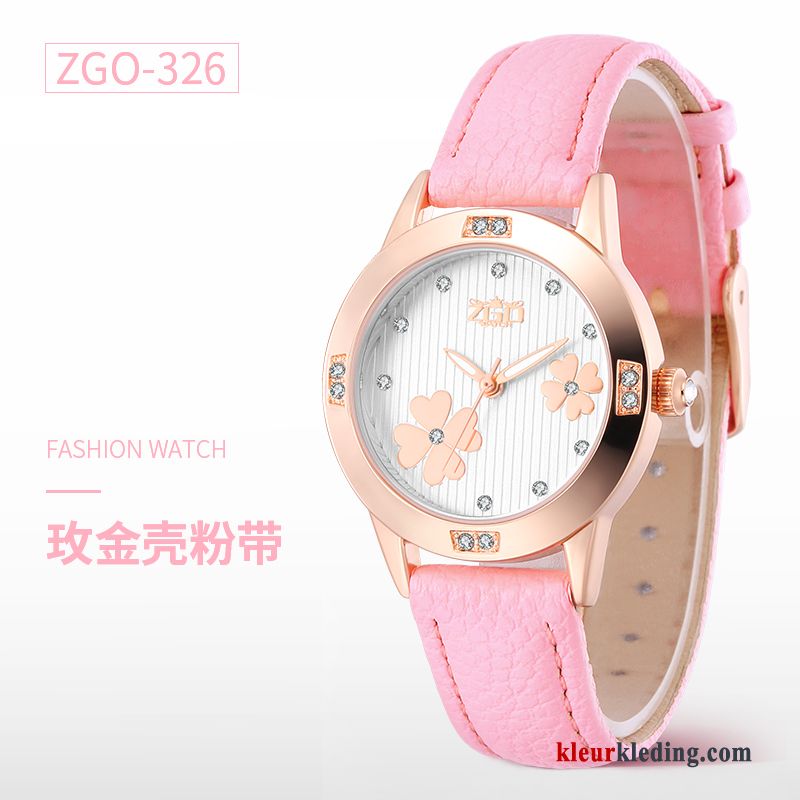 Horloge Quartz Horloge Dames Riem Trend Waterdicht Gemiddelde Casual