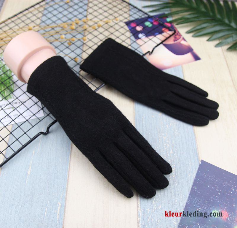 Kasjmier Blijf Warm Student Winter Mode Schattig Dames Handschoen