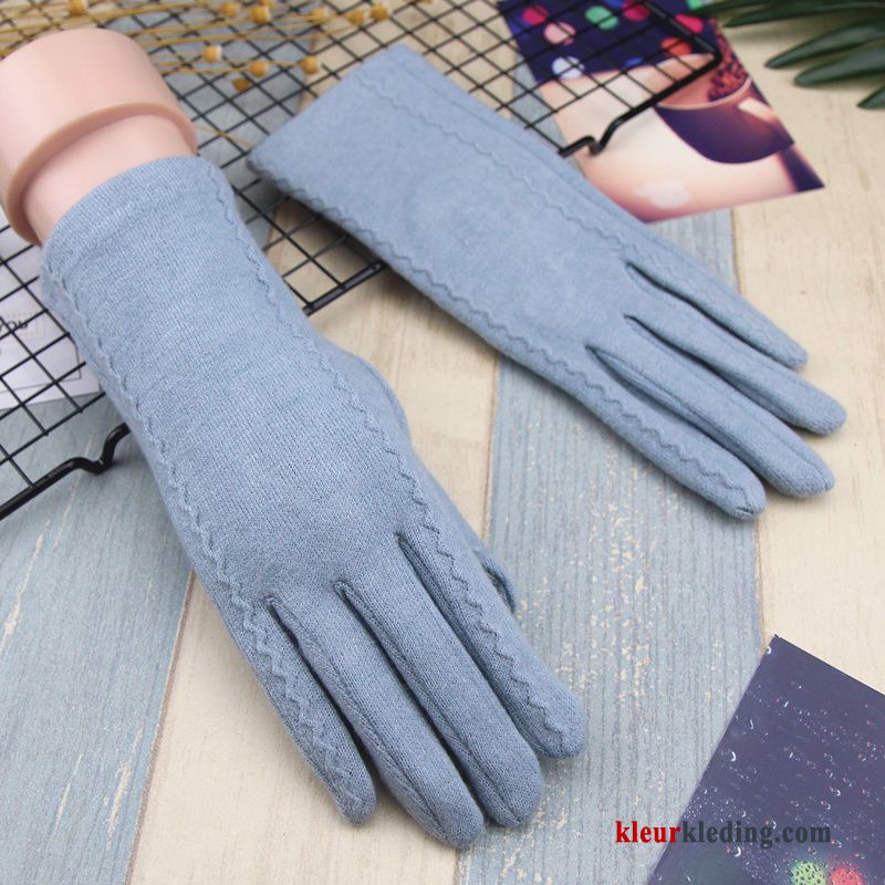 Kasjmier Blijf Warm Student Winter Mode Schattig Dames Handschoen