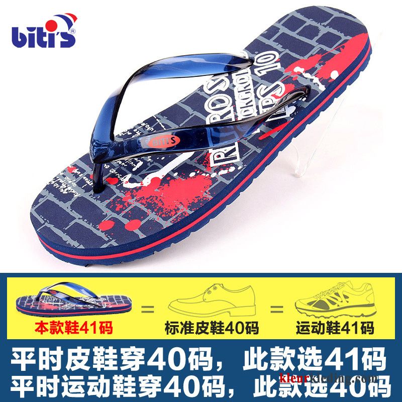 Kleur Strand Mannen Bovenkleding Trend Zomer Slipper Casual Heren