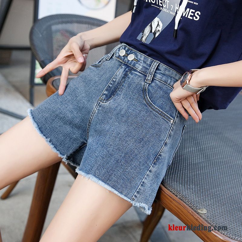 Korte Broek Losse Denim Dunne Dames Nieuw Zomer Hoge Taille