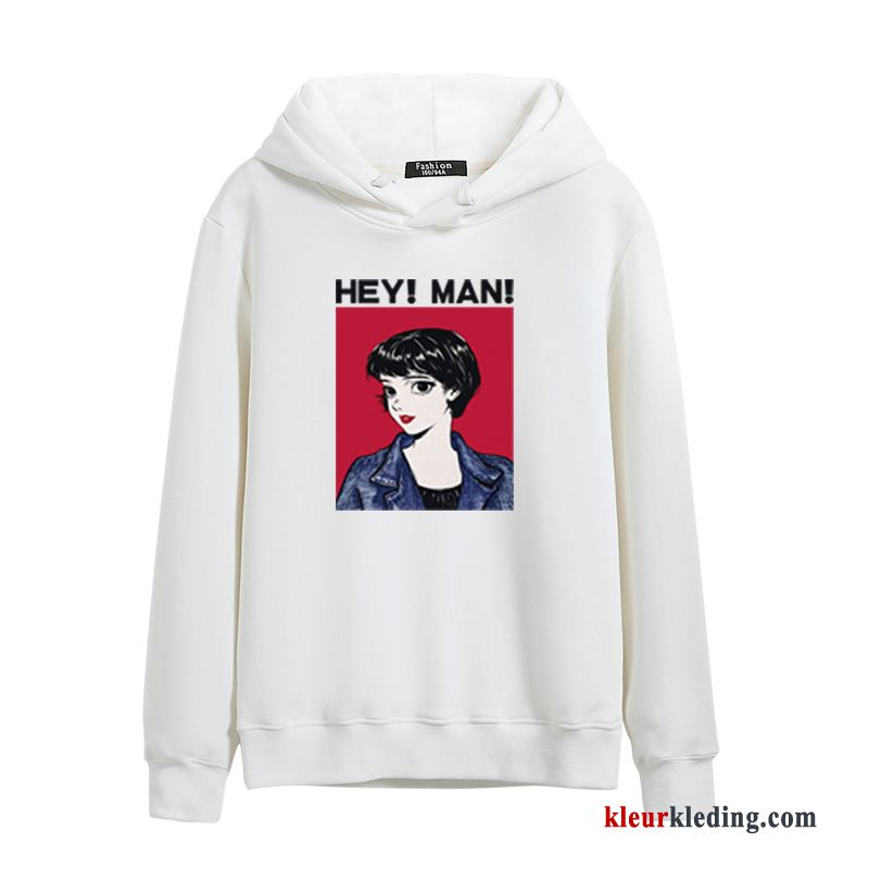 Lange Mouwen Losse Dames Vrouw Plus Kasjmier Hoodie Student Trend