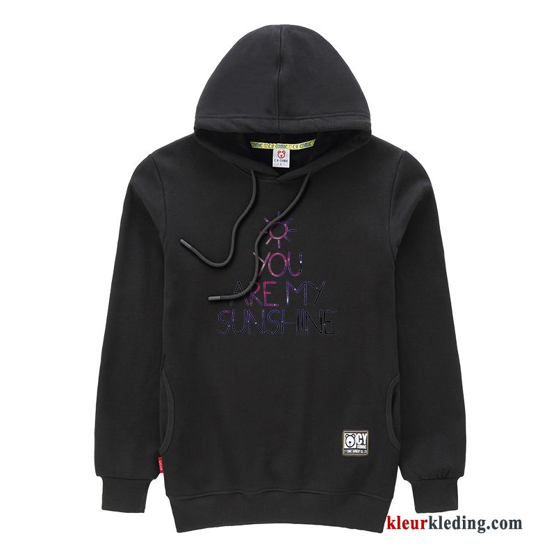 Lange Mouwen Losse Jas Hoodie Pullover Lovers Mannelijk Roze Heren