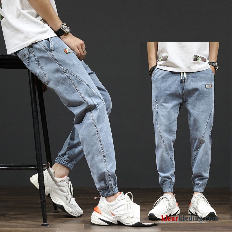 Licht Harlan Casual Spijkerbroek Jeans Dunne Heren Losse Trend