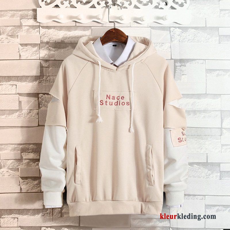 Losse Hoodie Heren Mannelijk Student Trend Herfst Gaten