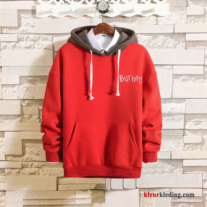 Losse Hoodie Heren Mannelijk Student Trend Herfst Gaten