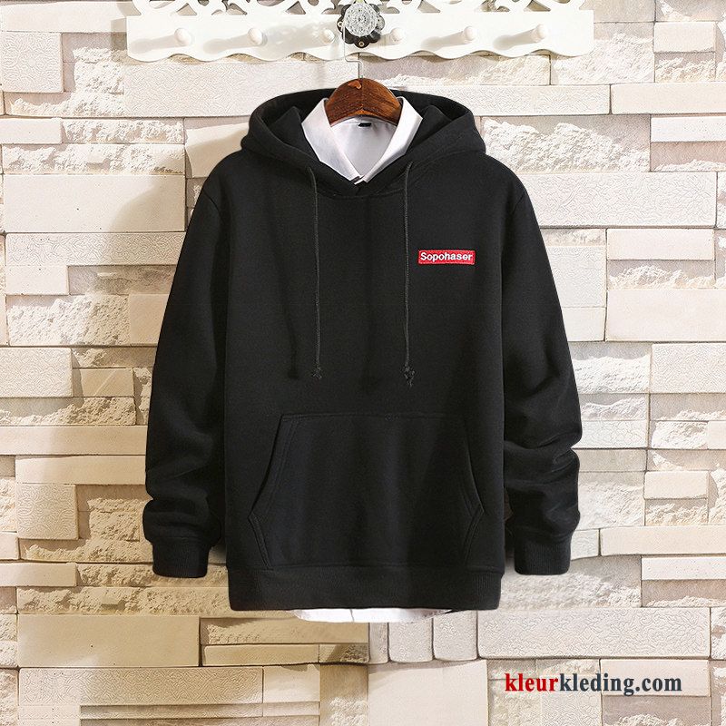 Losse Hoodie Heren Mannelijk Student Trend Herfst Gaten