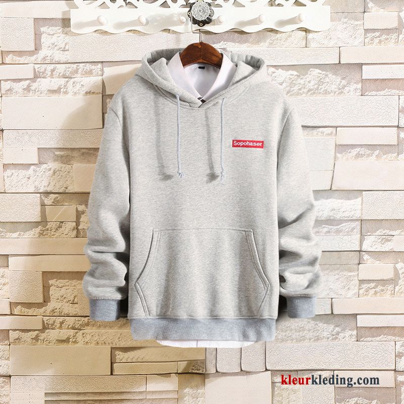 Losse Hoodie Heren Mannelijk Student Trend Herfst Gaten