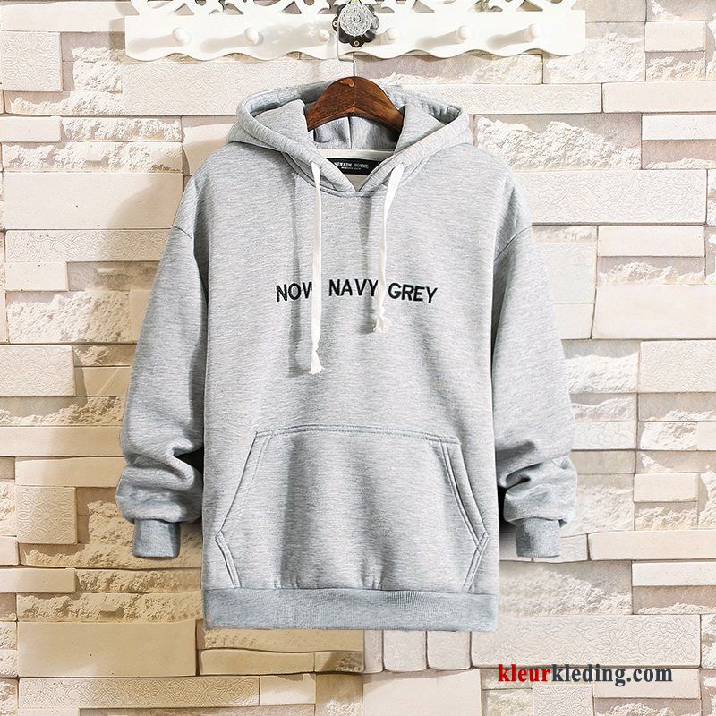 Losse Hoodie Heren Mannelijk Student Trend Herfst Gaten