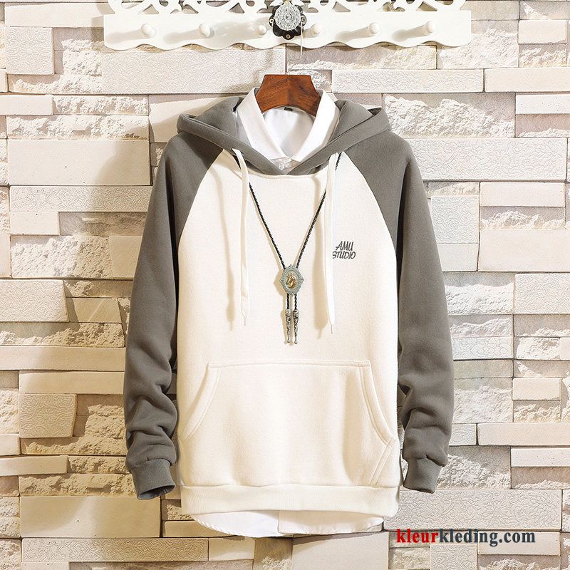 Losse Hoodie Heren Mannelijk Student Trend Herfst Gaten