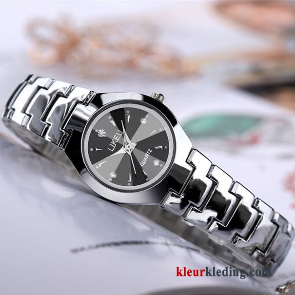 Lovers Heren Kalender Horloge Dames Echte Student Waterdicht Zwart