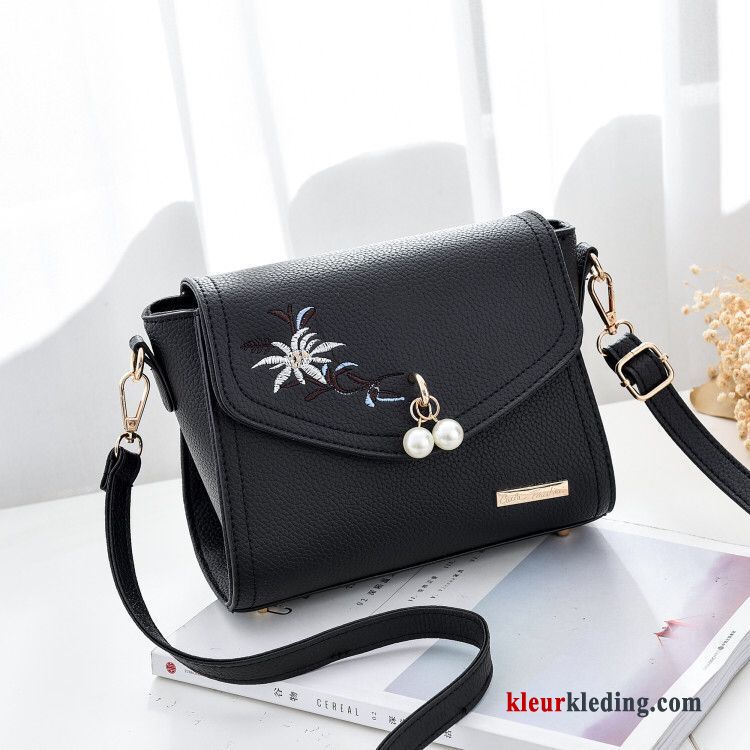 Messenger Tas Trend Mini 2018 Alle Wedstrijden Eenvoudig Mode Schoudertas Dames Wit Beige