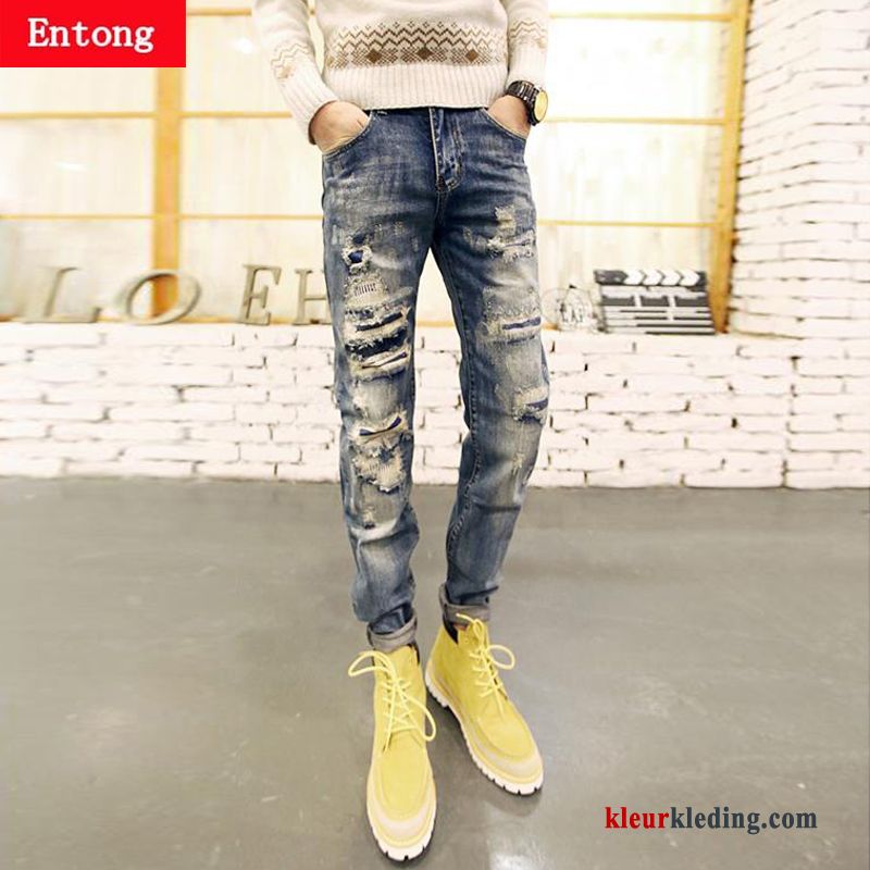 Mini Broek Spijkerbroek Jeans Grote Maten Heren Herfst Voorjaar Trend
