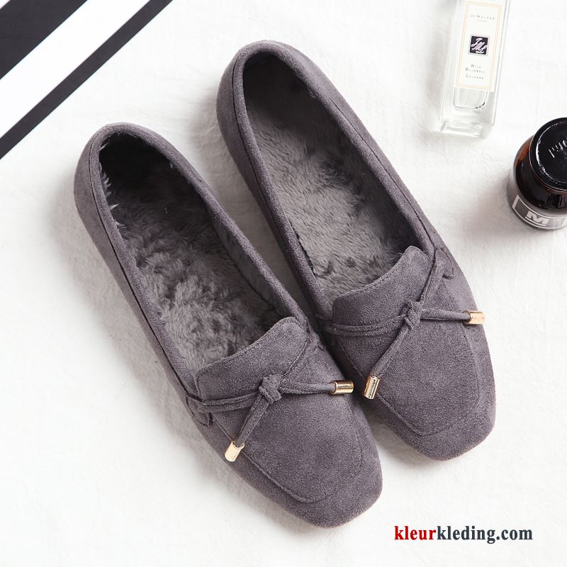 Mocassins Winter Plat Katoen Vrouwen Loafers 2018 Alle Wedstrijden Pumps Dames