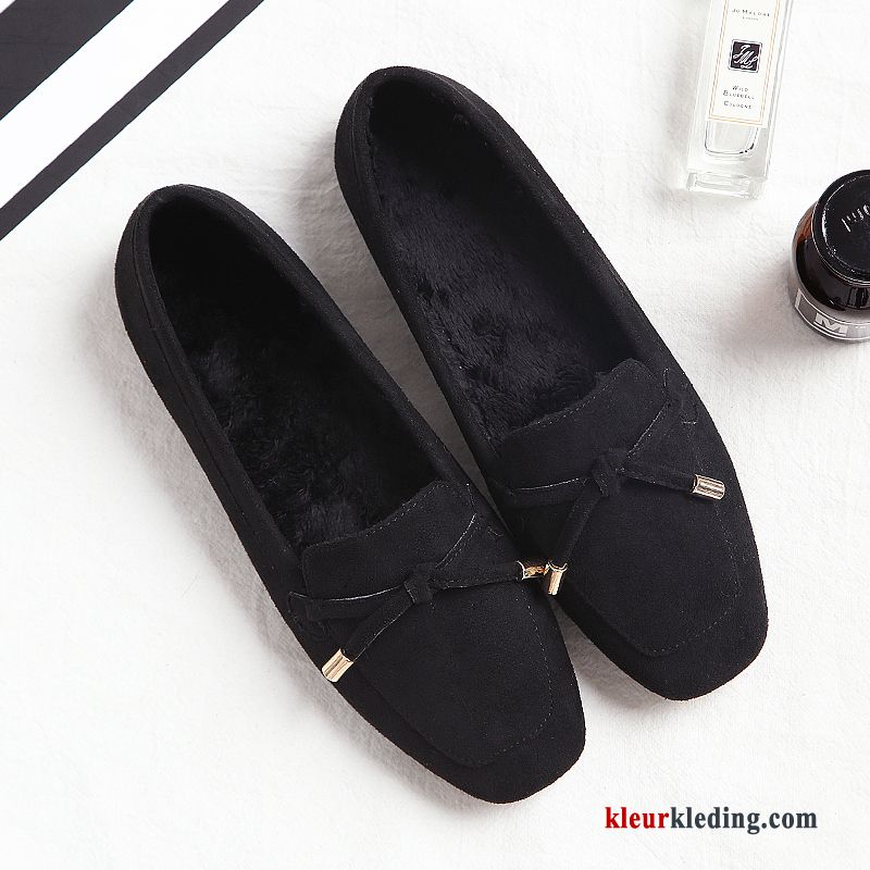 Mocassins Winter Plat Katoen Vrouwen Loafers 2018 Alle Wedstrijden Pumps Dames