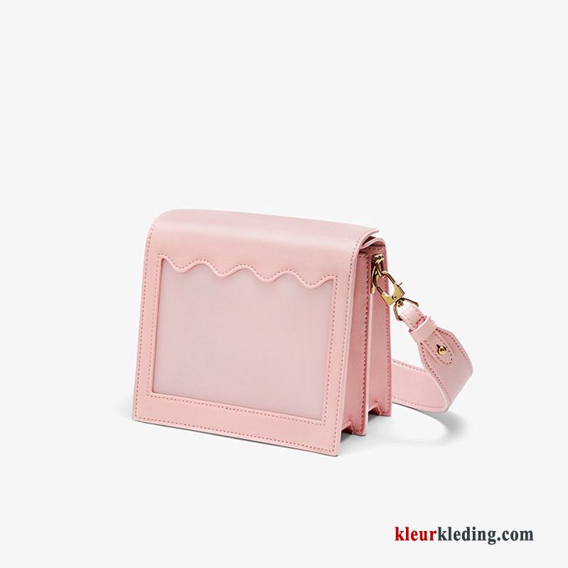 Mode Schoudertas Golven Dames Nieuw Mini Rood Roze