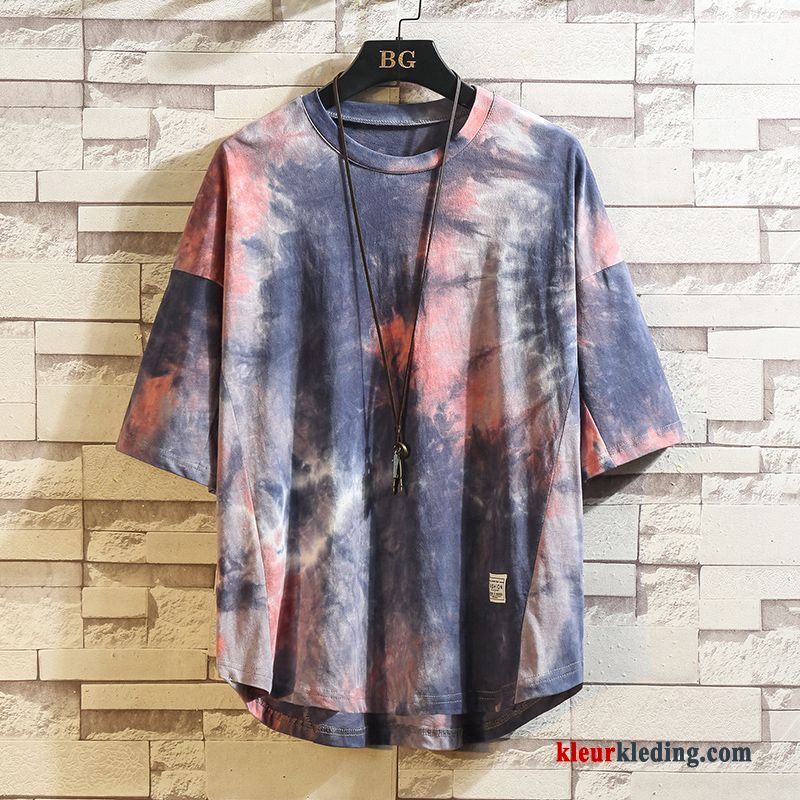 Nieuw Losse T-shirts Zomer Heren Vet Trendy Merk Halve Mouw