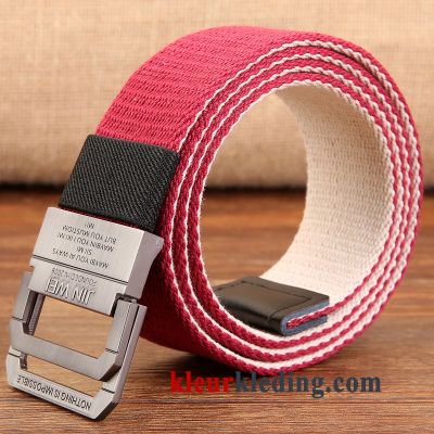 Outdoor Riem Verlengen Student Tiener Heren Canvas Mode