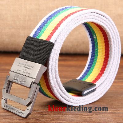 Outdoor Riem Verlengen Student Tiener Heren Canvas Mode