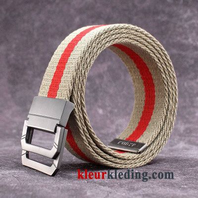 Outdoor Riem Verlengen Student Tiener Heren Canvas Mode